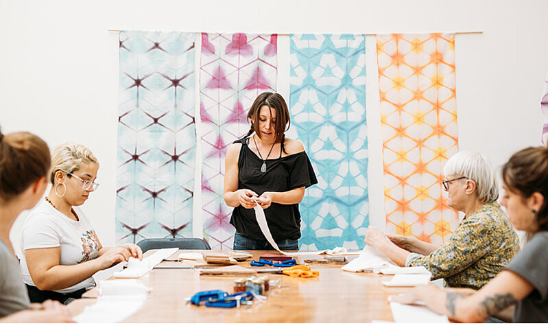Kaleidoscope Dyeing Workshop at The Island