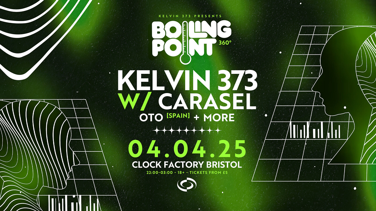Kelvin 373 Presents Boiling Point w/ OTO & Carasel at Clock Factory