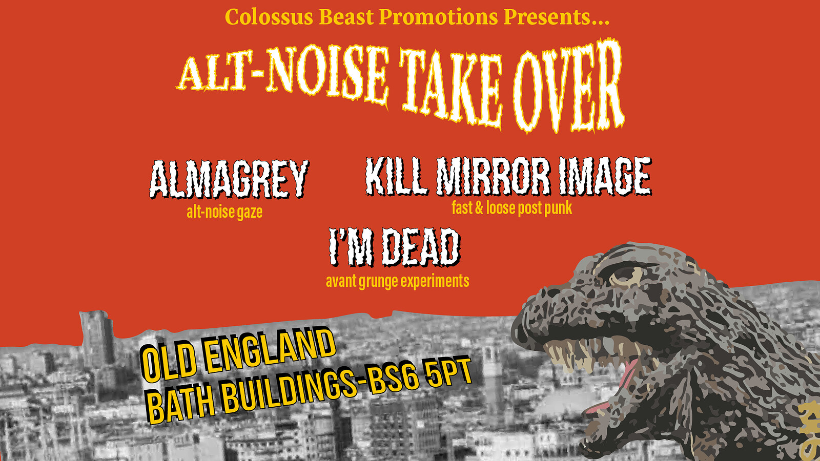 ALT-NOISE TAKEOVER #01 at The Old England Pub