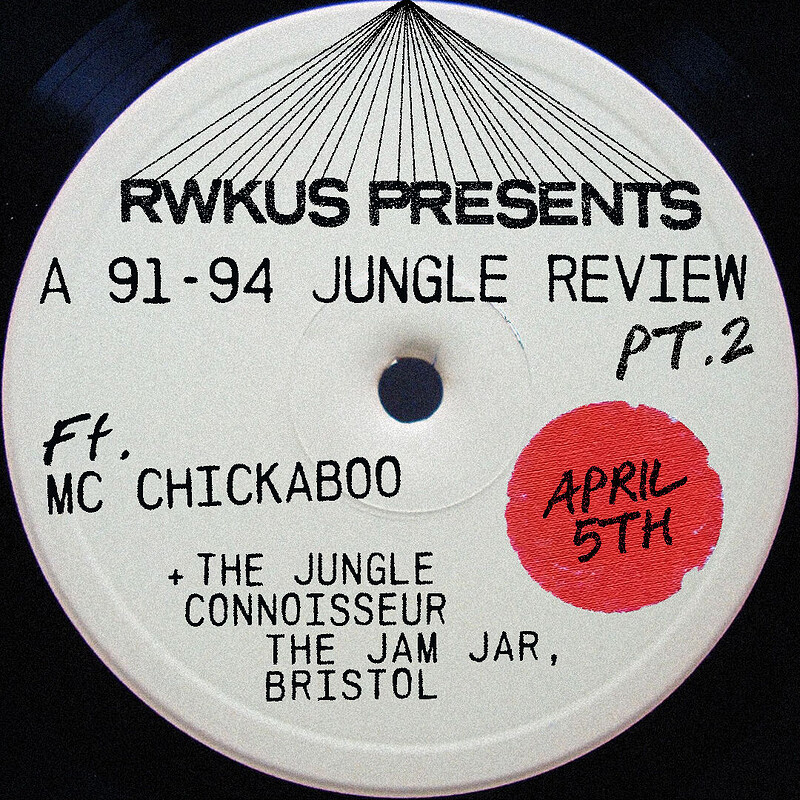 RWKUS ft MC Chickaboo | A 91-93 Jungle Review PT2 at The Jam Jar
