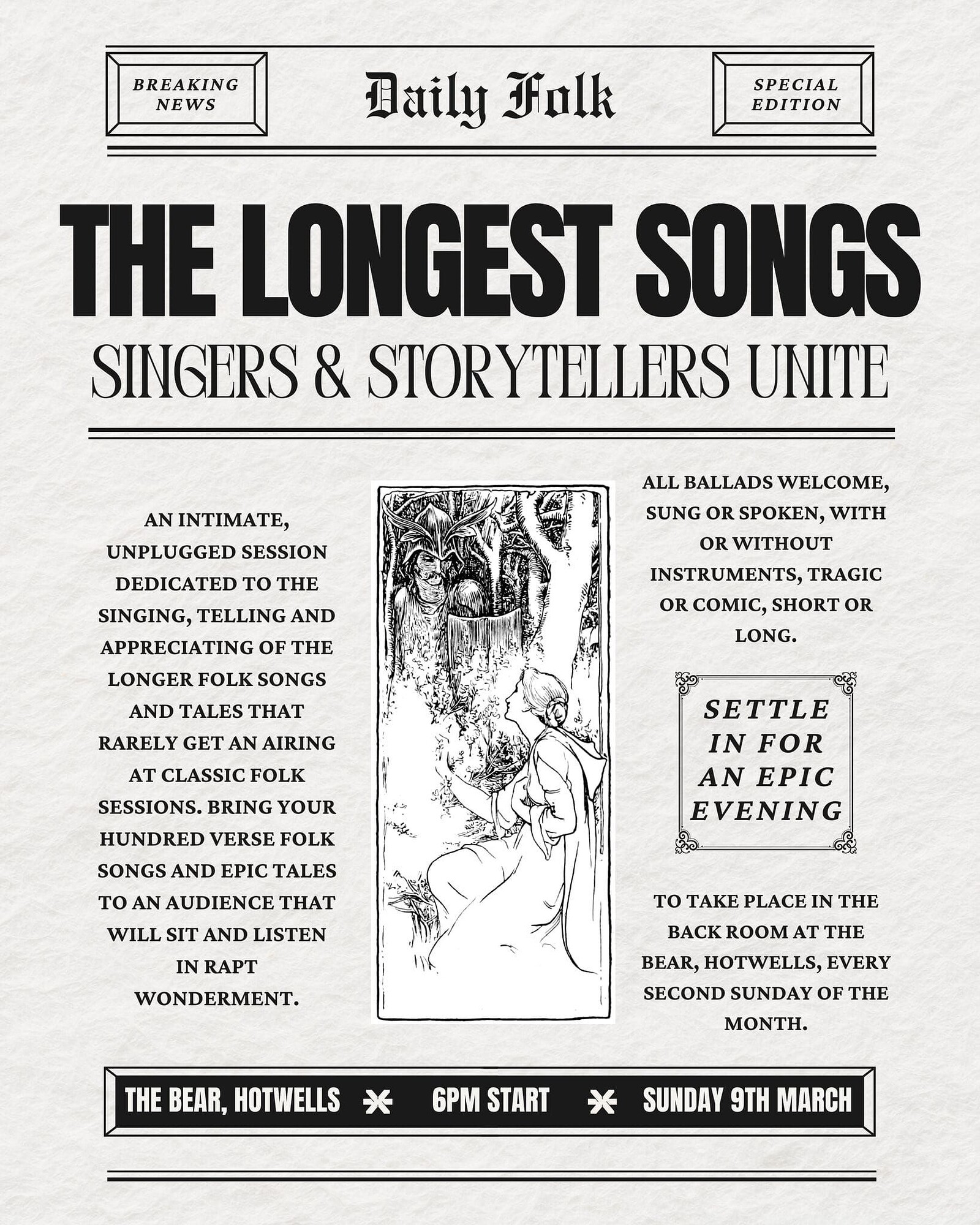 The Longest Songs at The Bear, Hotwells