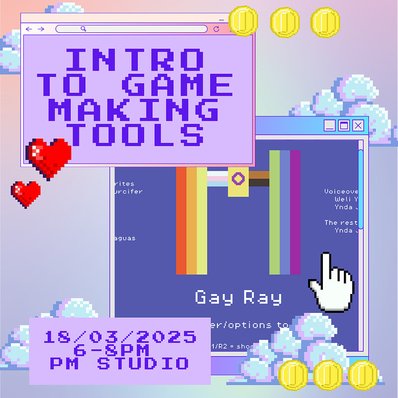 QueerTech Bristol: Intro to Game Making Tools at Watershed