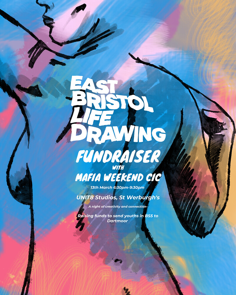 Lines of the Body, Life-drawing fundraiser Event at Unit 8