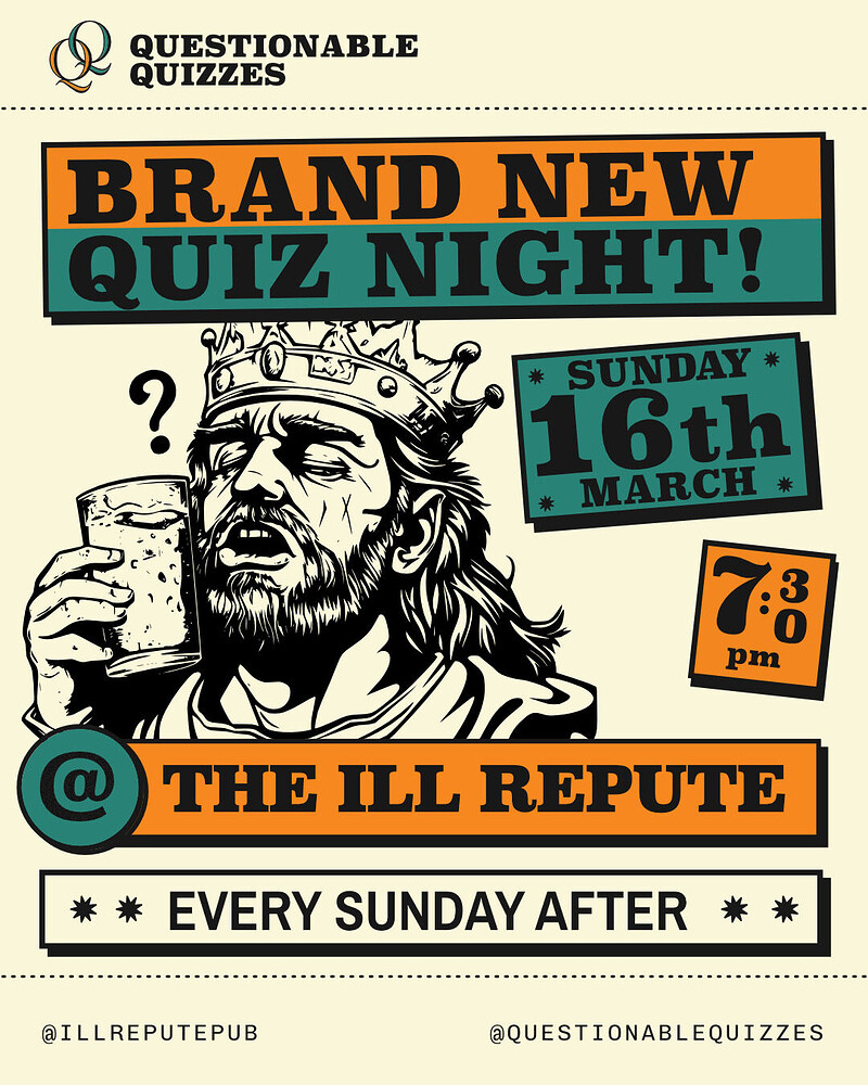 QUIZ NIGHT at The Ill Repute