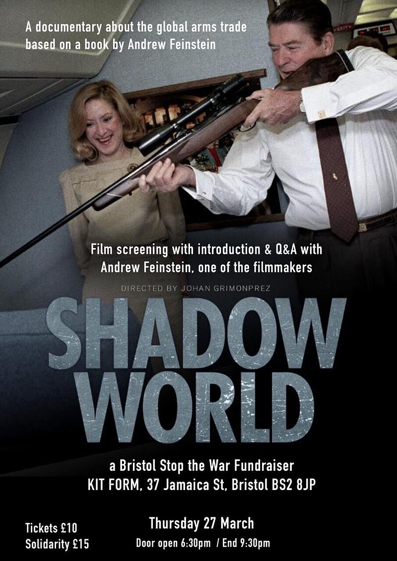 Bristol Stop The War - Film Night Fundraiser at KIT FORM