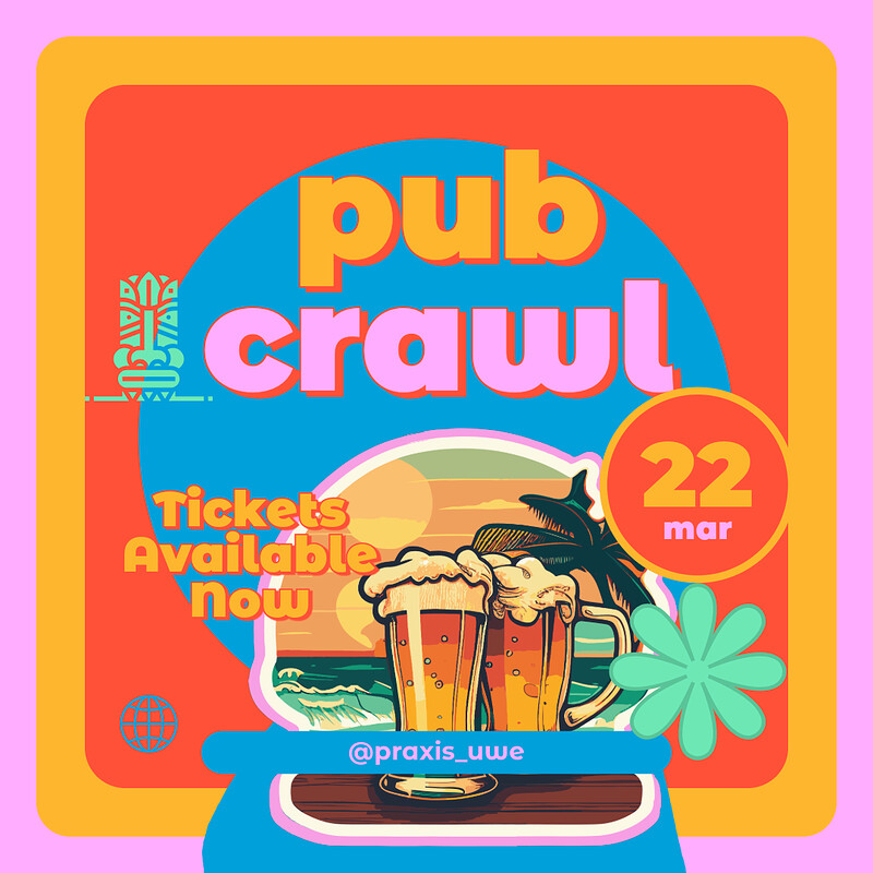 Pub Crawl - Hawaiian shirts at Gloucester road pub crawl