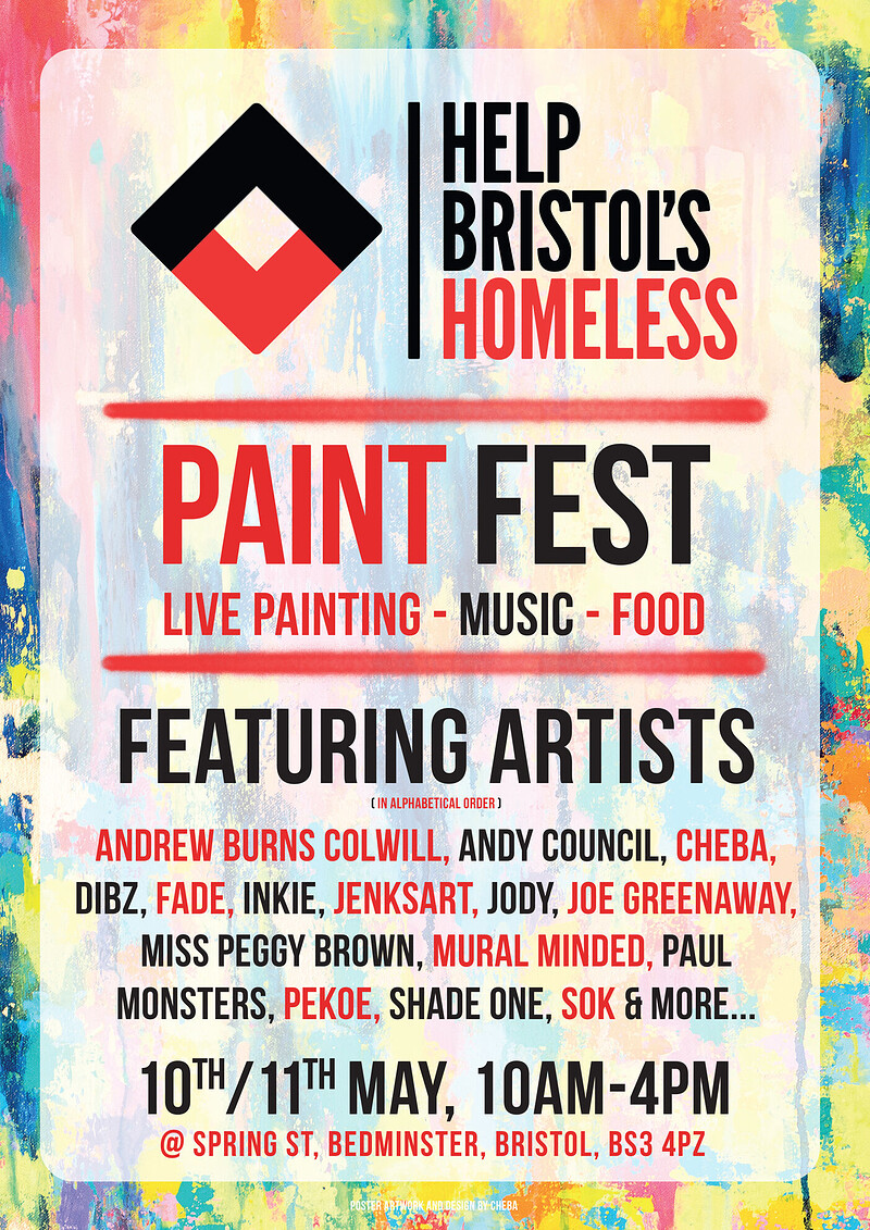HBH Paint Fest 2025 at Help Bristols Homeless