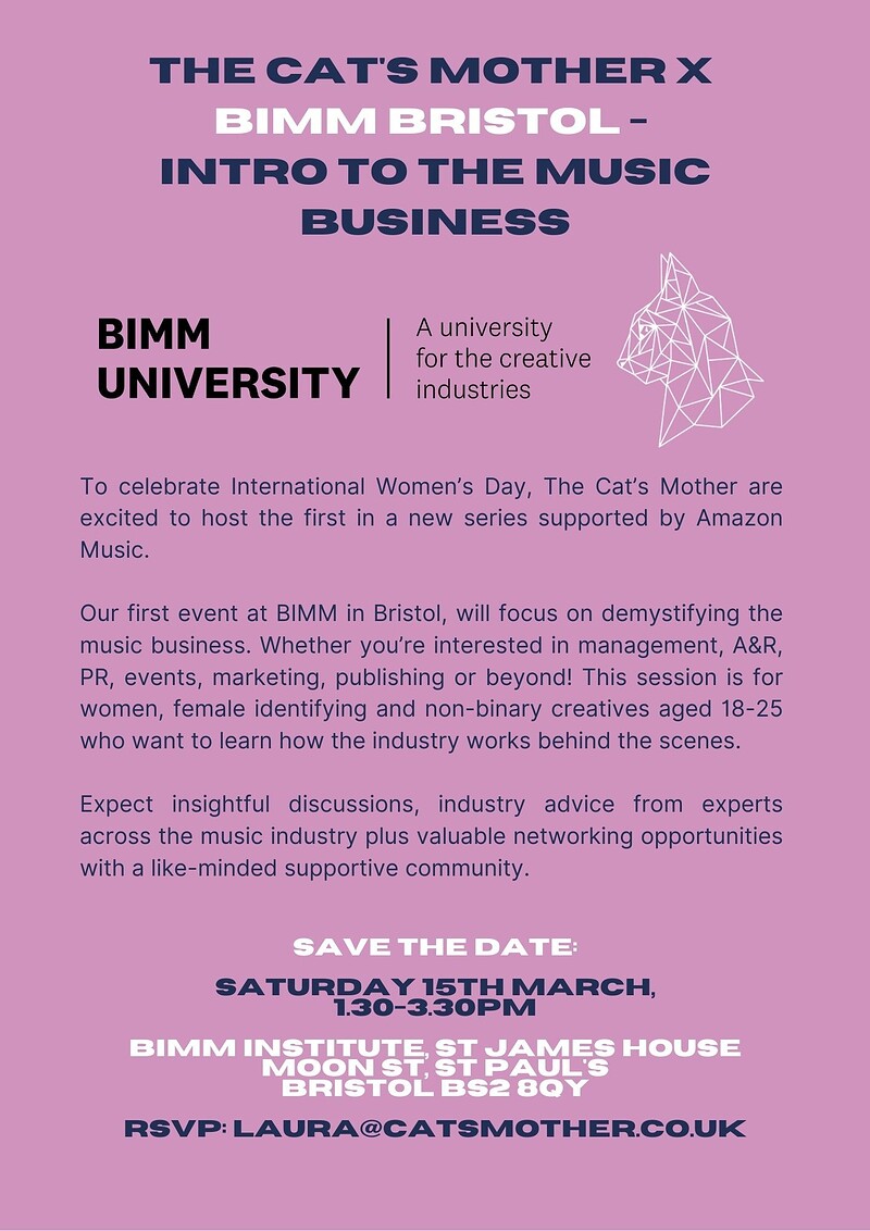 Intro to the Music Business at The Atrium, BIMM Bristol