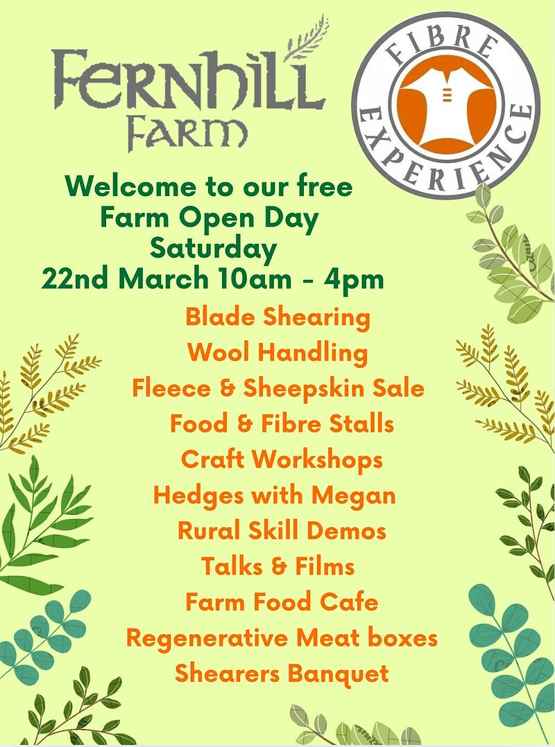 Fernhill Farm Fibre Experience, Open Day & worksho at Fernhill Farm