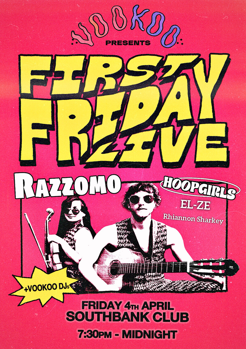 Razzomo + HOOPGIRLS + Afterparty + at SouthBank
