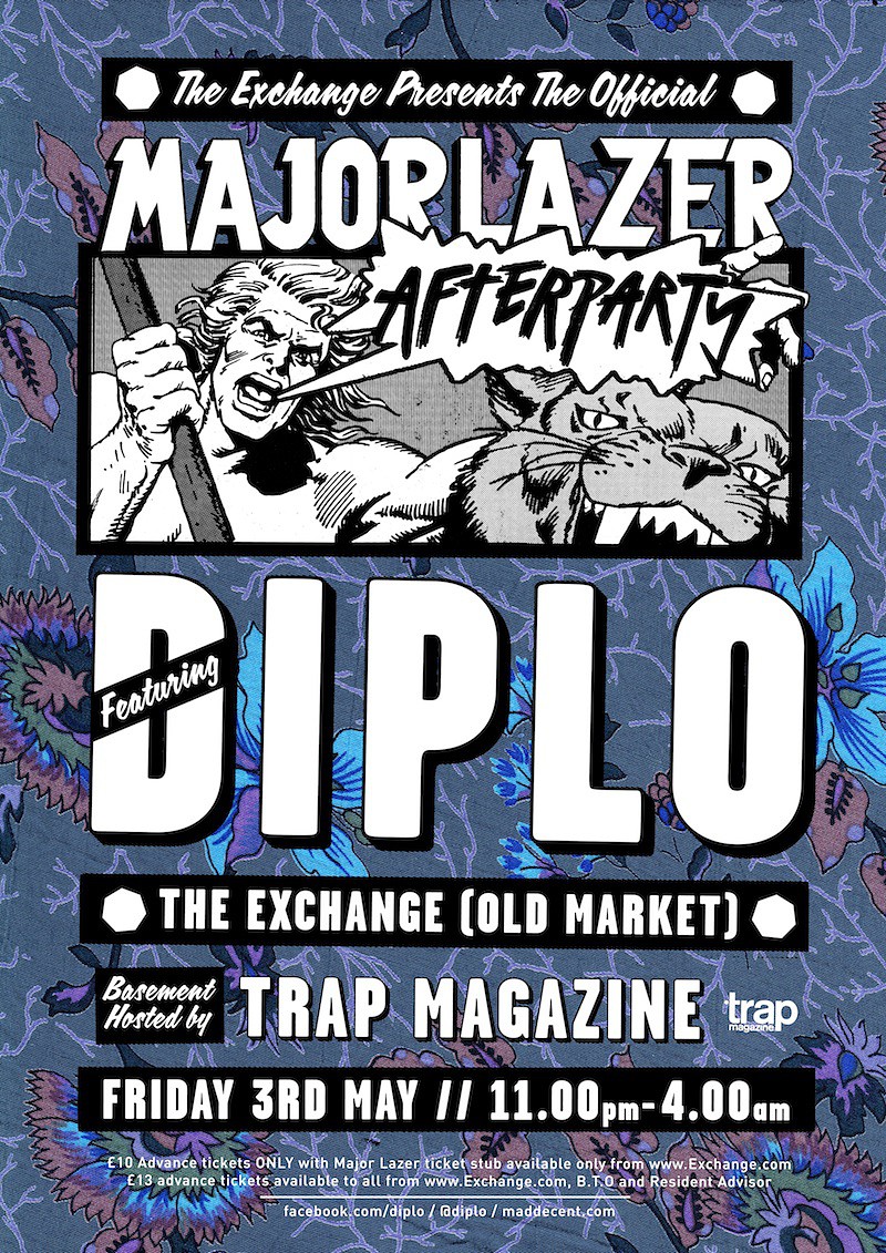 Diplo, Jus Now, Fire Man Sam at Exchange