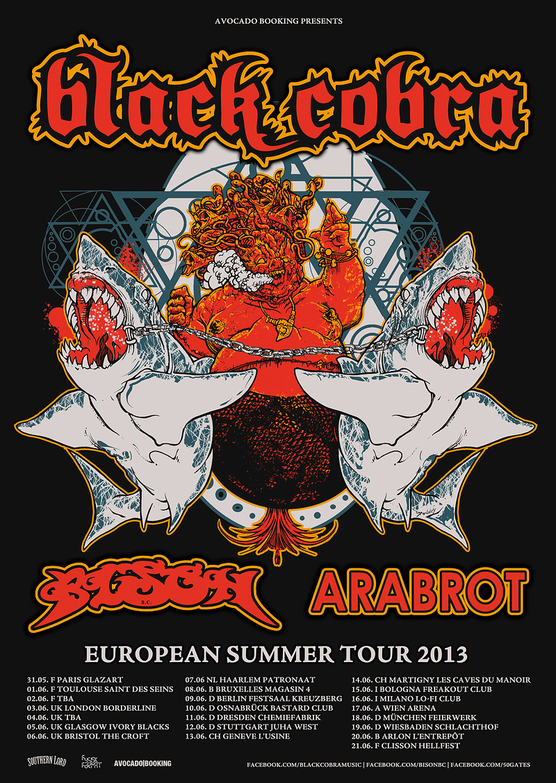 Black Cobra European Tour at Exchange