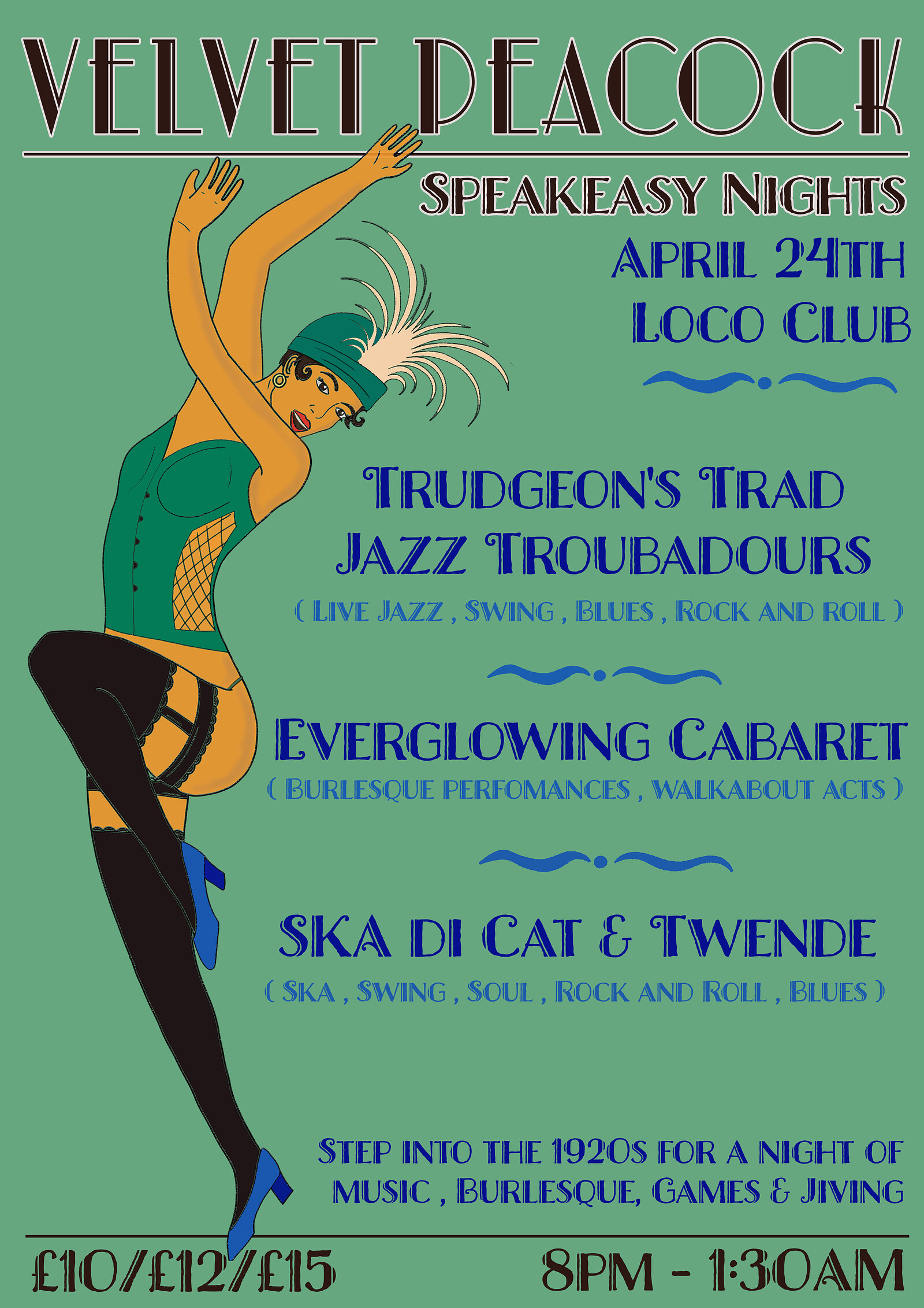 The Velvet Peacock at Loco Klub