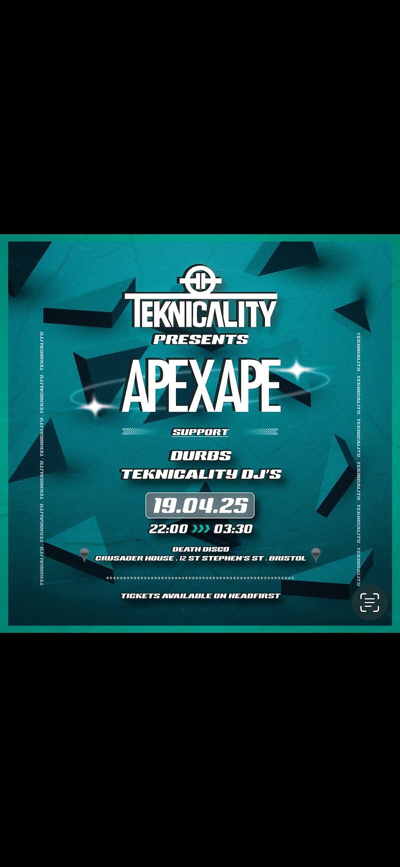 Teknicality Presents... APEXAPE + Support at Death Disco