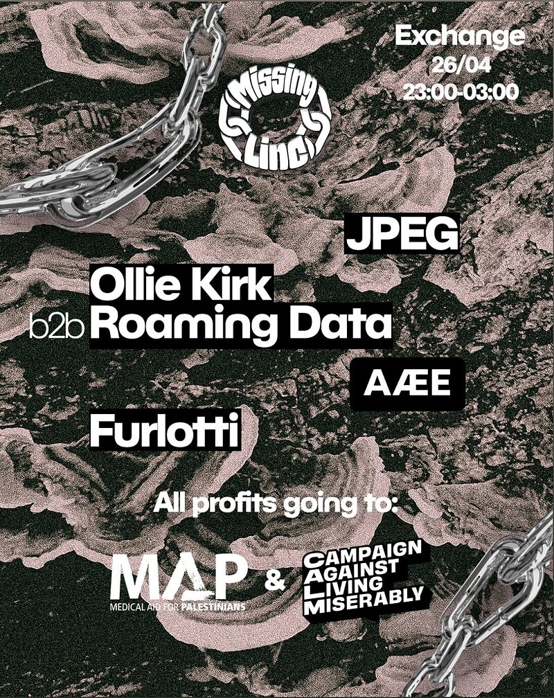 Missing Linc in aid of MAP & CALM at Exchange