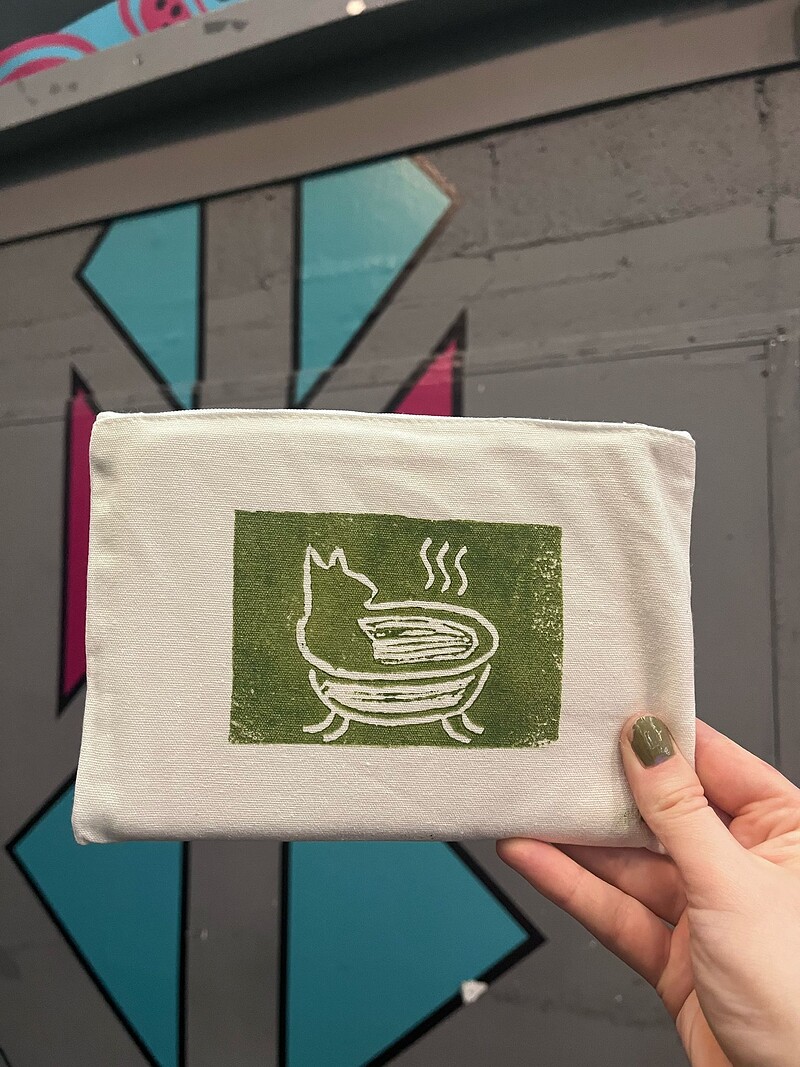 Sip and Print Lino: Design Your Own Wash Bag at Left Handed Giant Brewery, St Philips