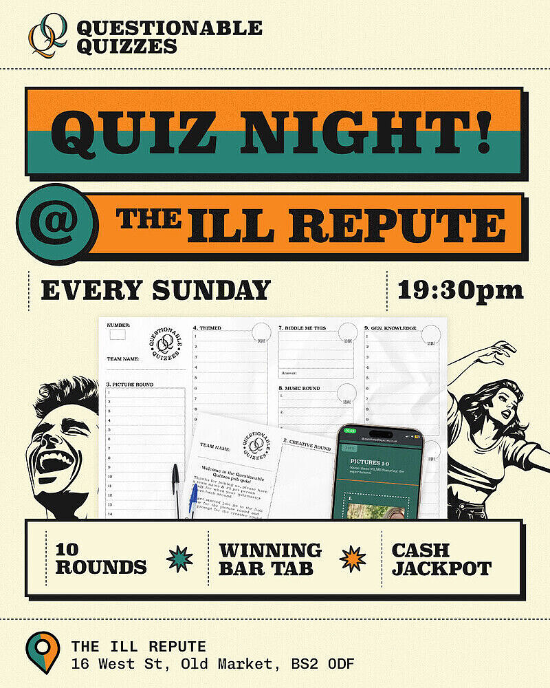 Questionable Quiz Night at The Ill Repute