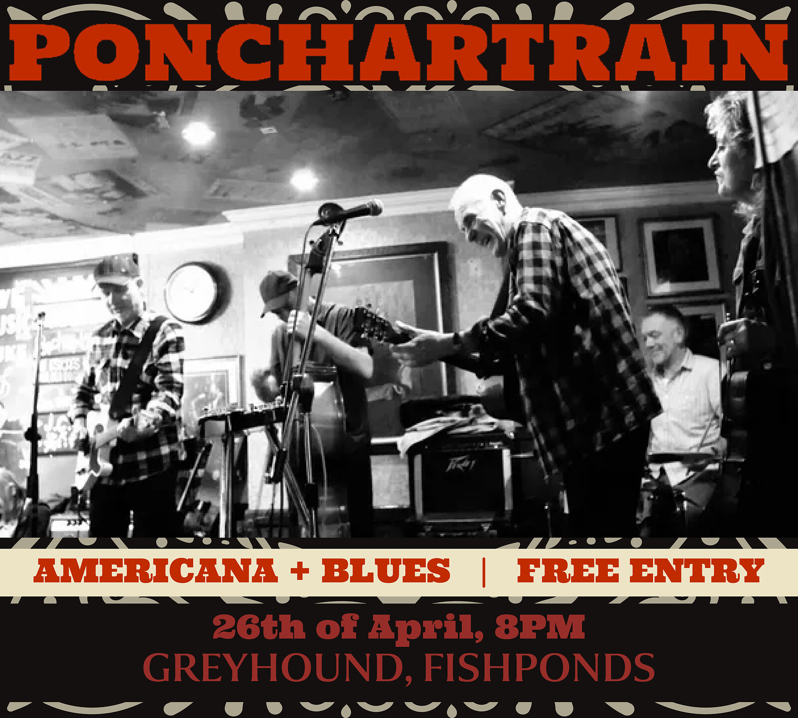 Ponchartrain at Greyhound at Greyhound Fishponds