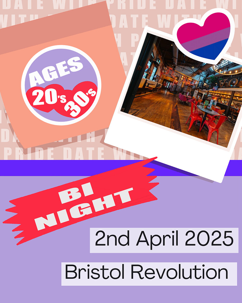 Bi Night - LGBTQ+ Speed Dating Bristol - 2nd April at Bristol Revolution