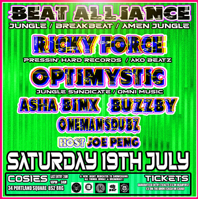 Beat Alliance at Cosies