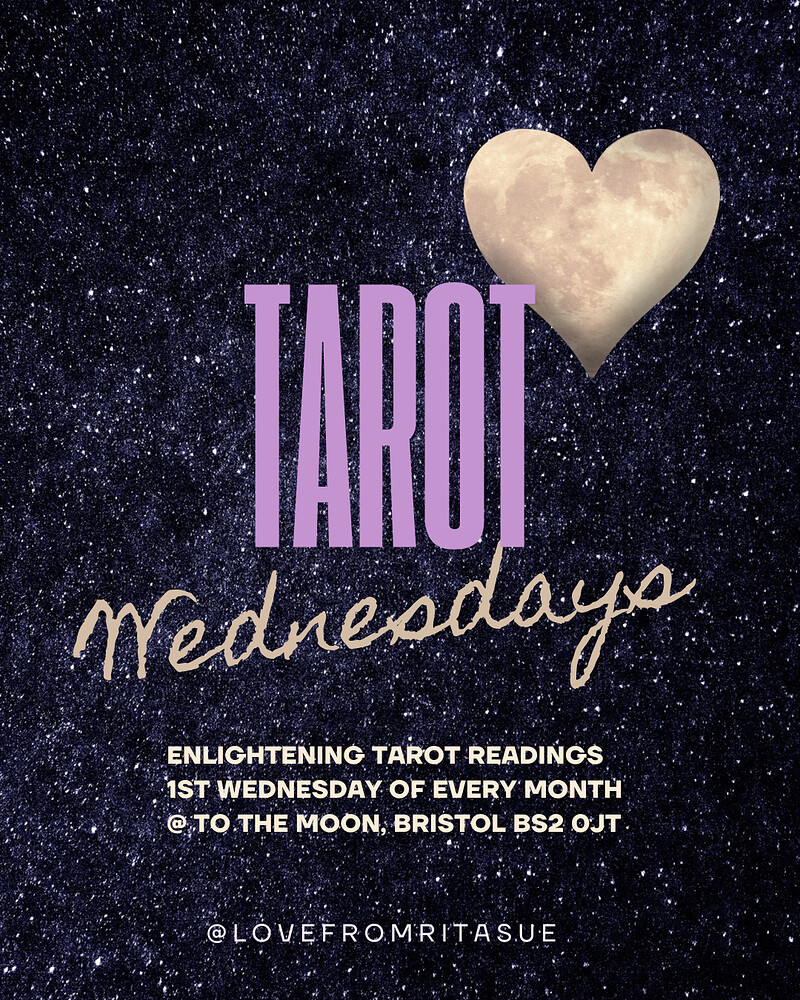 Tarot Wednesdays: Readings with Rita Sue Holistics at To The Moon