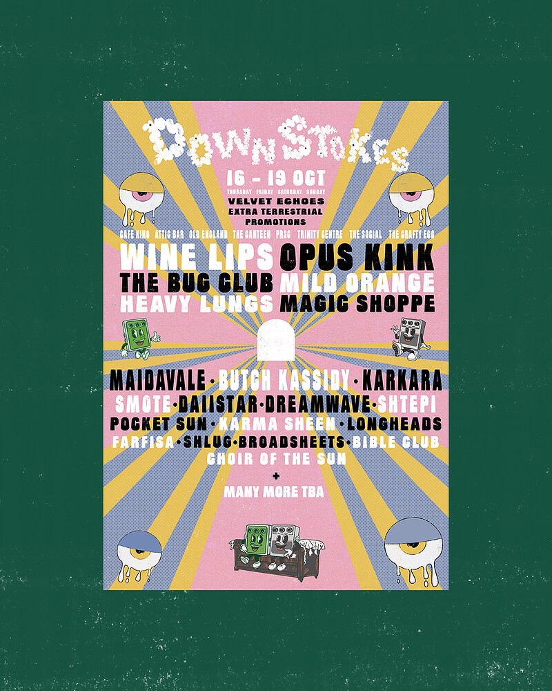 Opus Kink / Butch Kassidy / Heavy Lungs + More at The Full Moon & Attic Bar