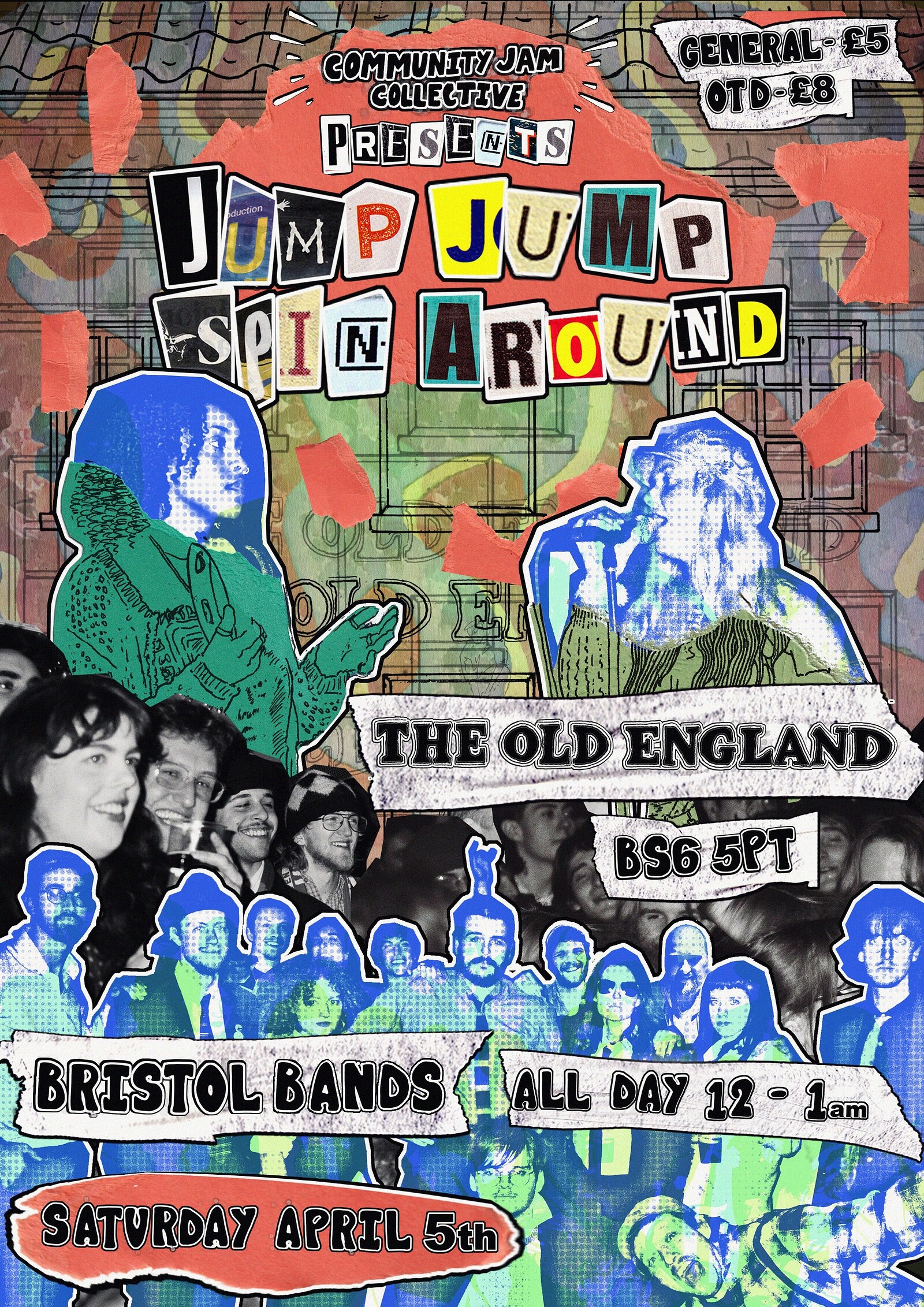 JUMP, JUMP, SPIN AROUND at The Old England Pub
