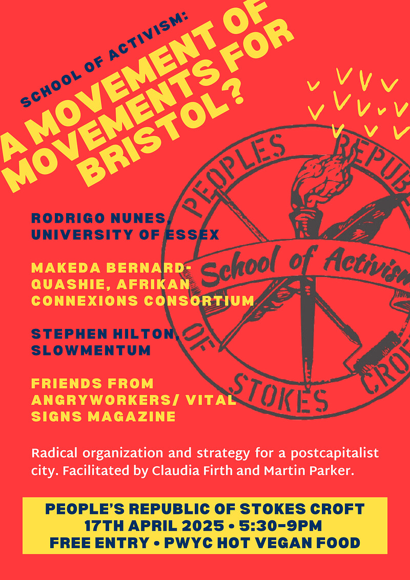 A movement of movements for Bristol? at PRSC