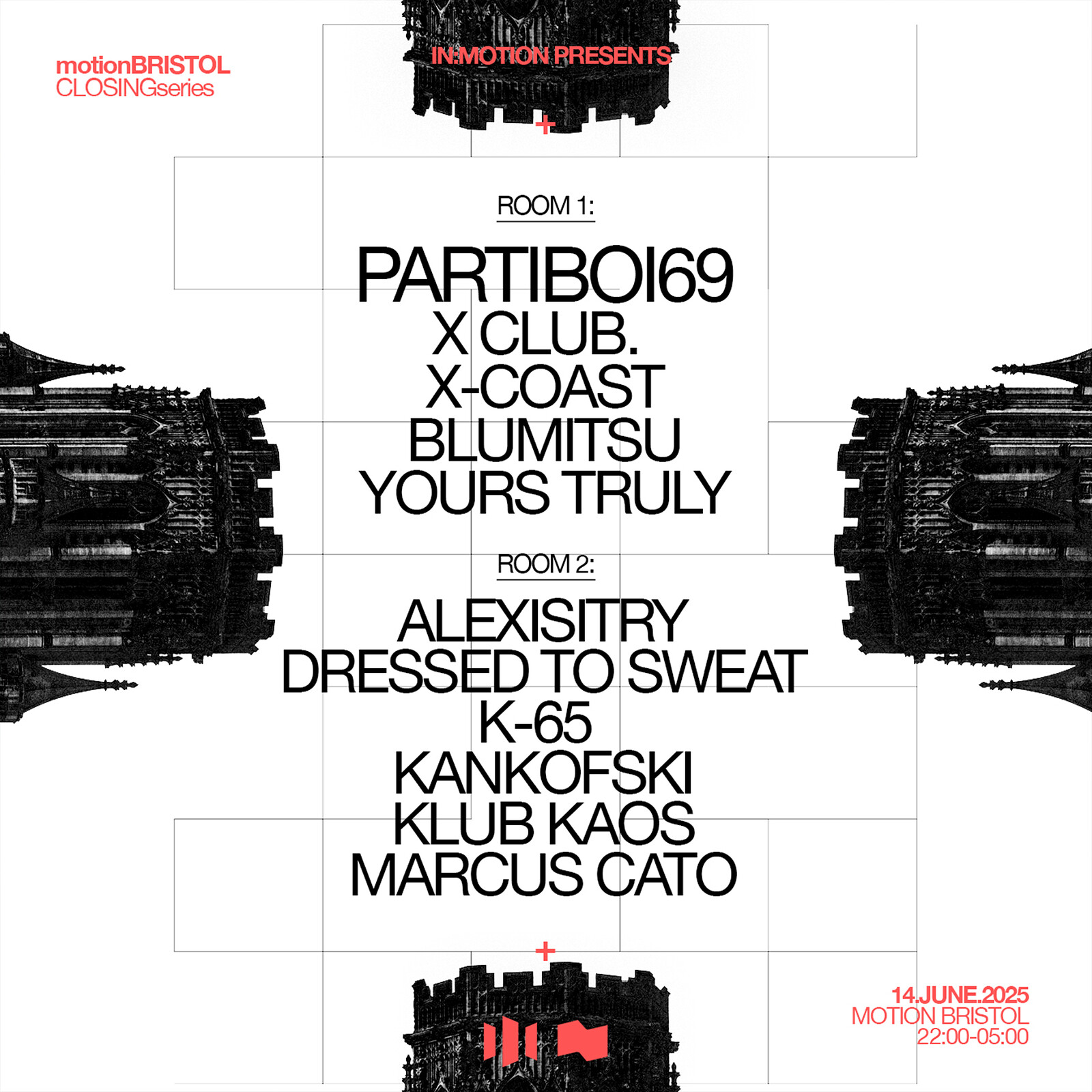 Motion Closing Series: Partiboi69, X CLUB. & more at Motion