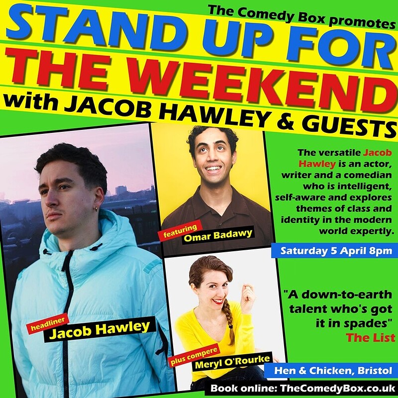 Stand Up For The Weekend with JACOB HAWLEY & CO at The Hen & Chicken
