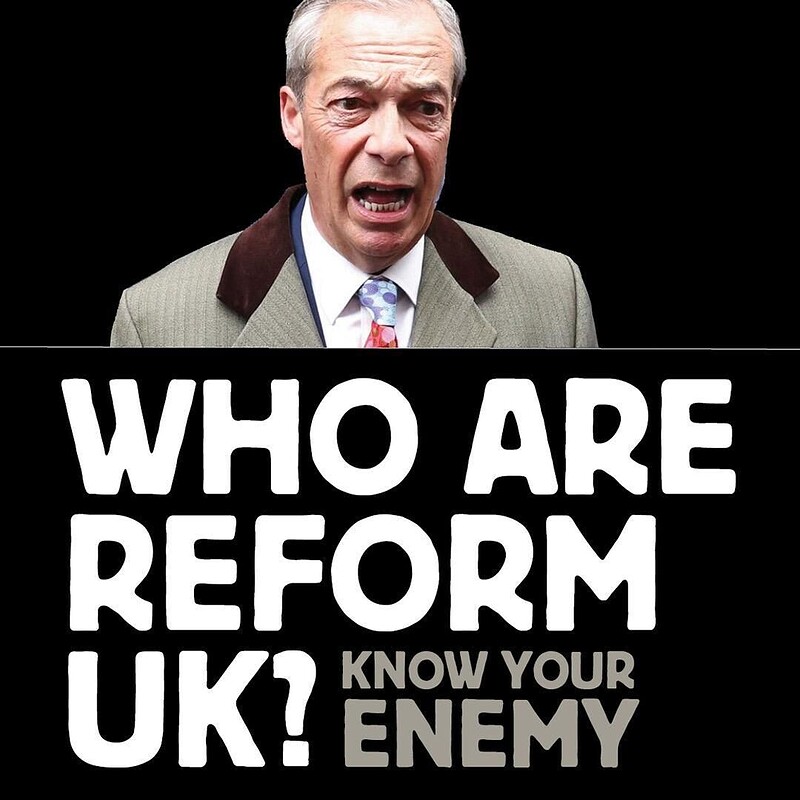 The racist politics of Reform UK at The Arc, 27 Broad Street, Bristol BS1 2HG