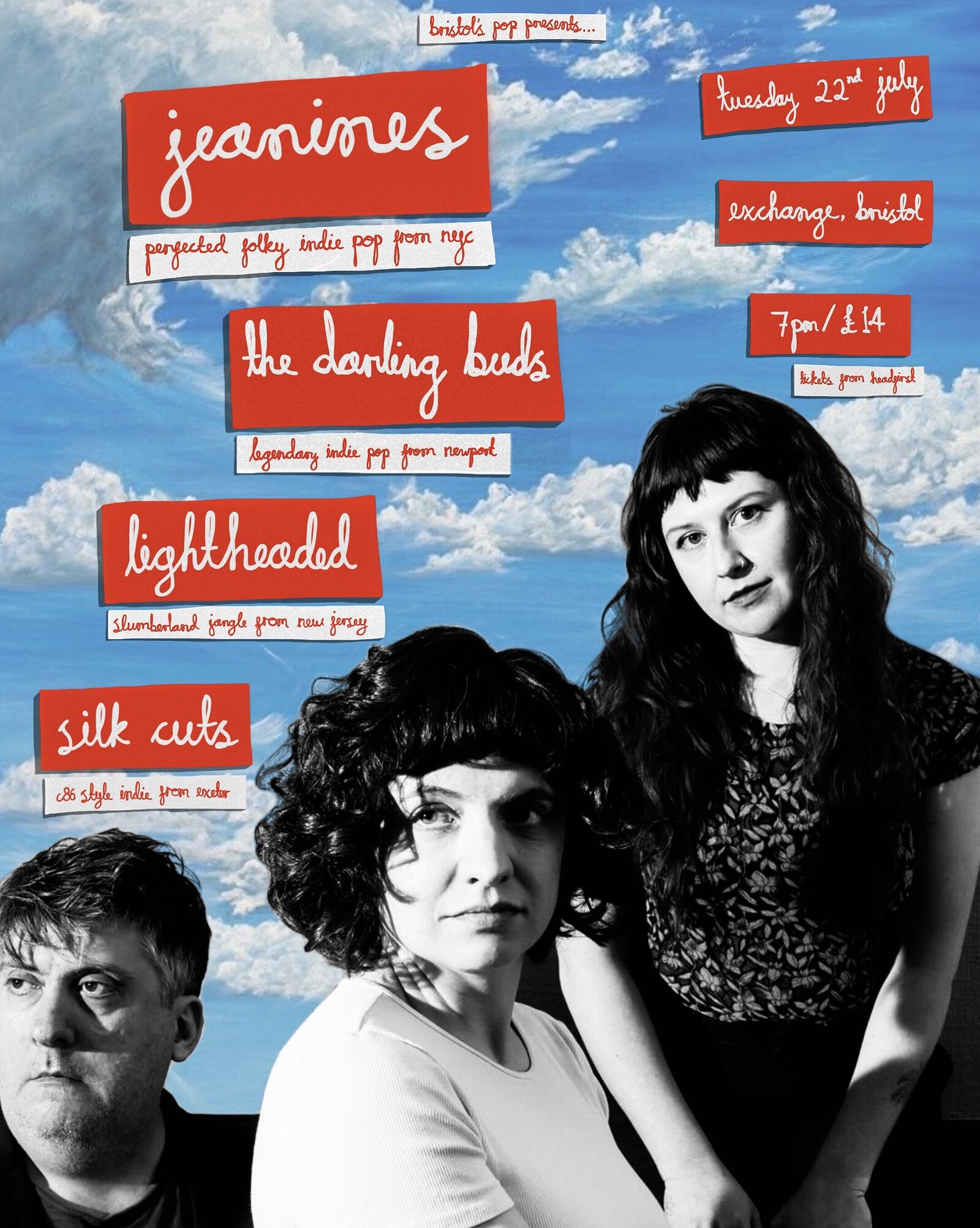 Jeanines, Lightheaded, Darling Buds and Silk Cuts at Exchange