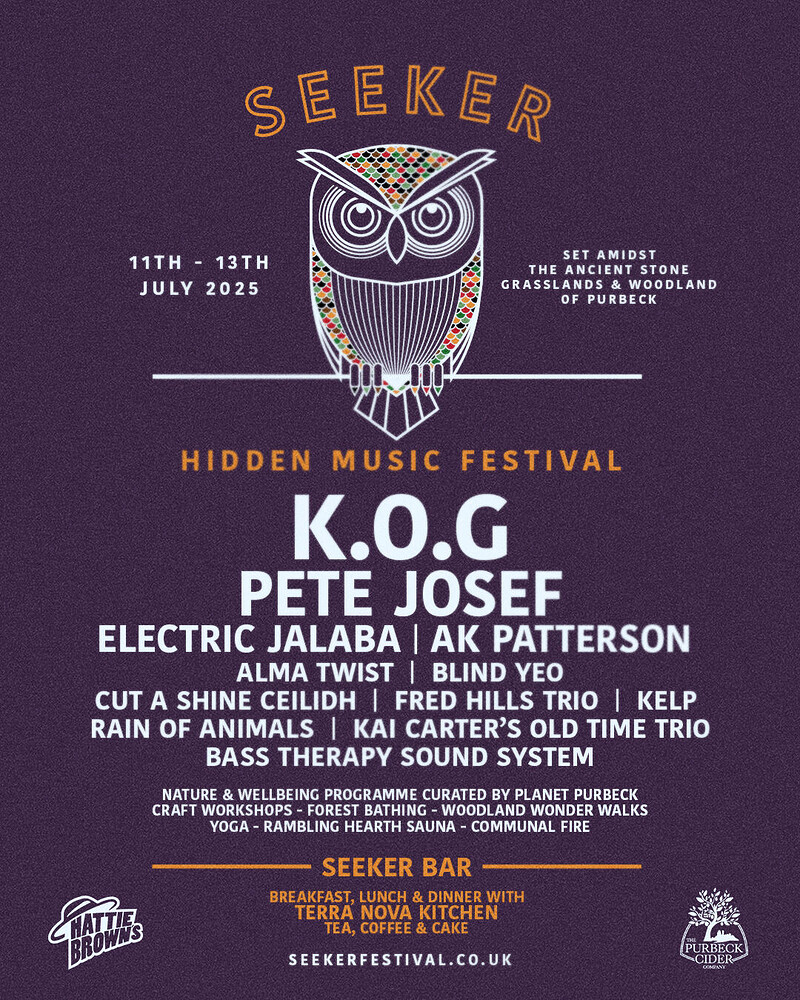 SEEKER - Hidden Music Festival at Secret Location Isle Of Purbeck
