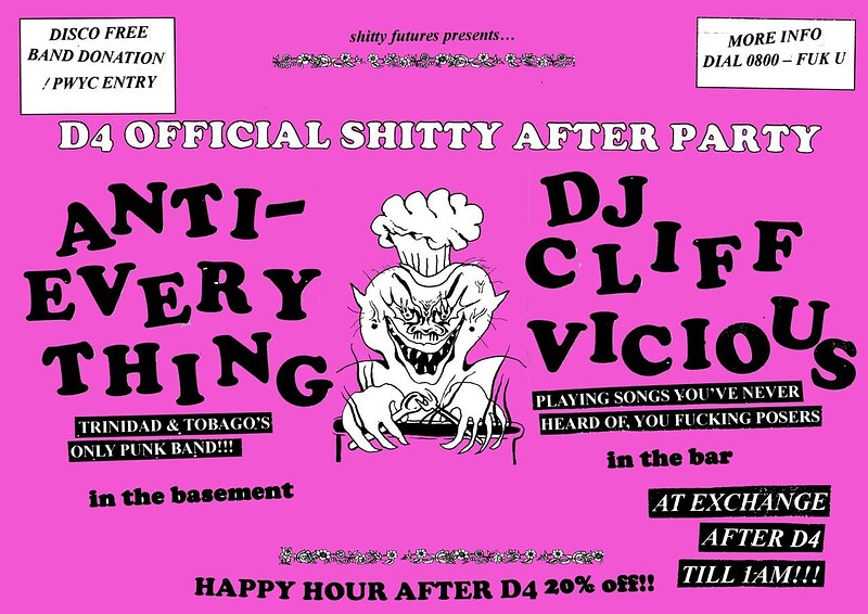 ANTI-EVERYTHING and PUNK DJs at Exchange