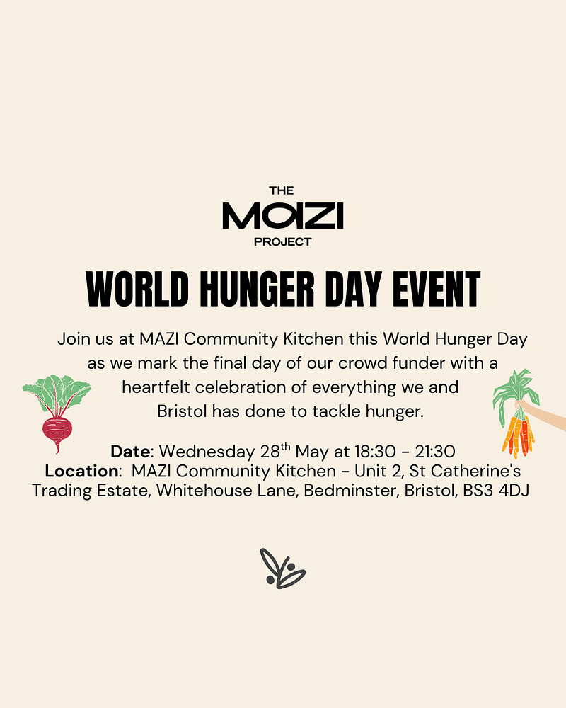 World Hunger Day at MAZI at The MAZI Project Community Kitchen