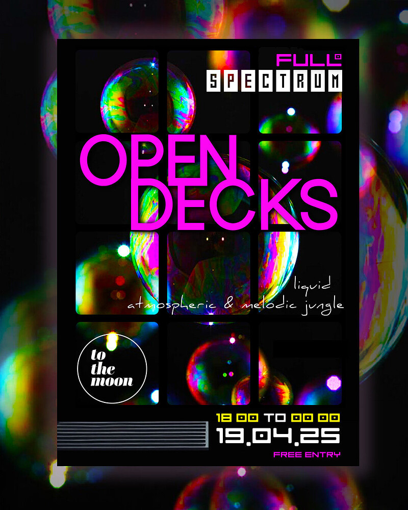 Full Spectrum Open Decks at To The Moon