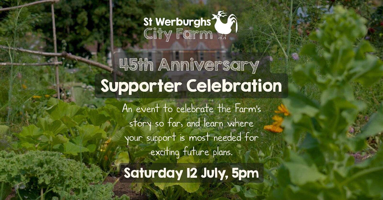 45th Anniversary Supporter Celebration at St Werburghs City Farm