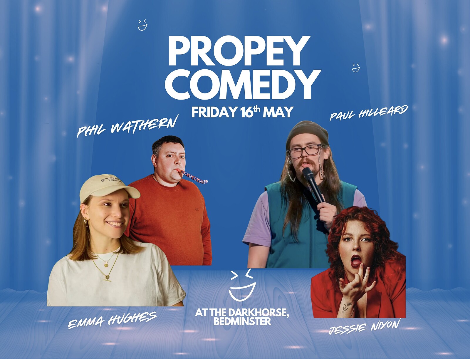 Propey Comedy at The Dark Horse, 5 Nelson Parade, Bedminster, BS3 4JA