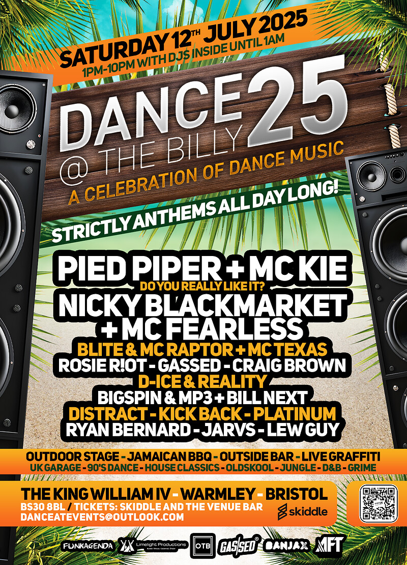 Dance at The Billy '25 at The King William IV, Warmley, Bristol, BS30 8BL