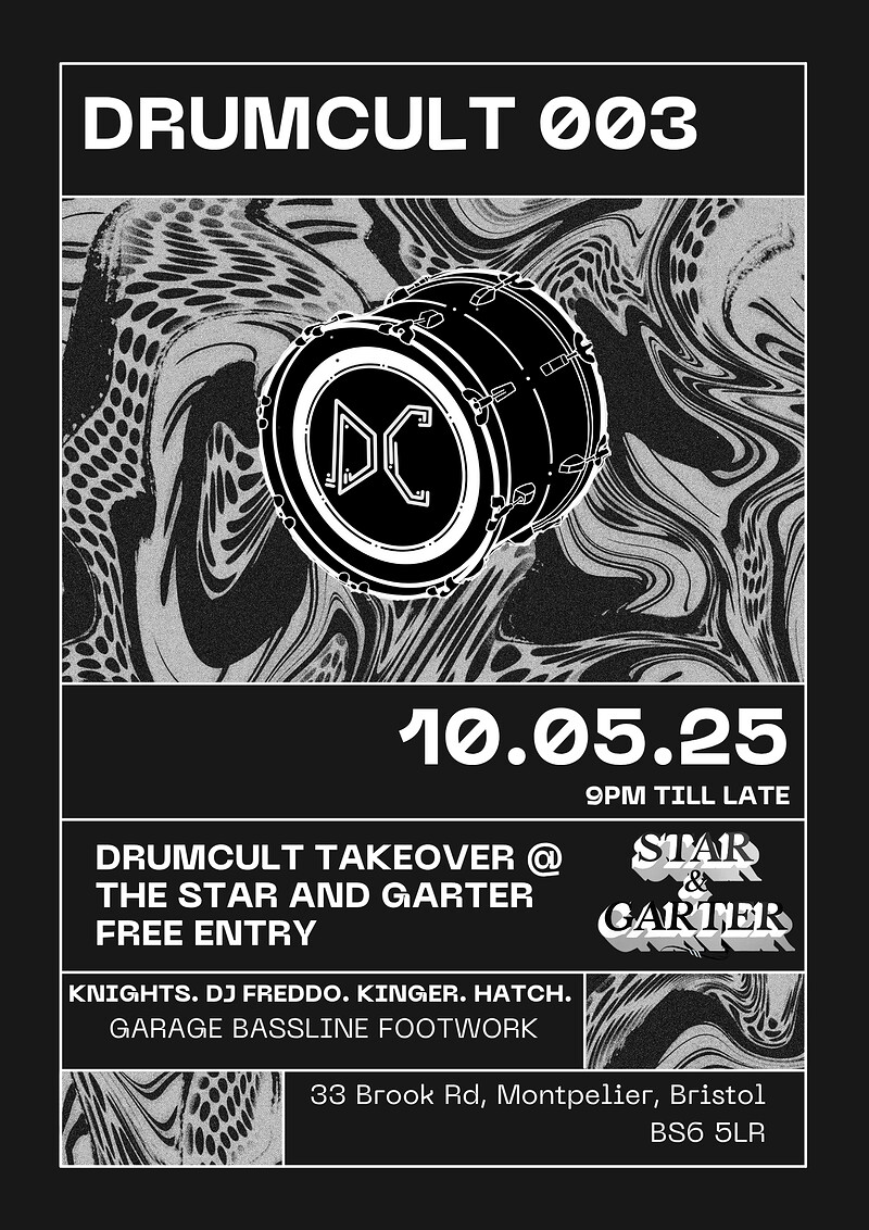 DrumCult 003 - Star & Garter Takeover at The Star & Garter