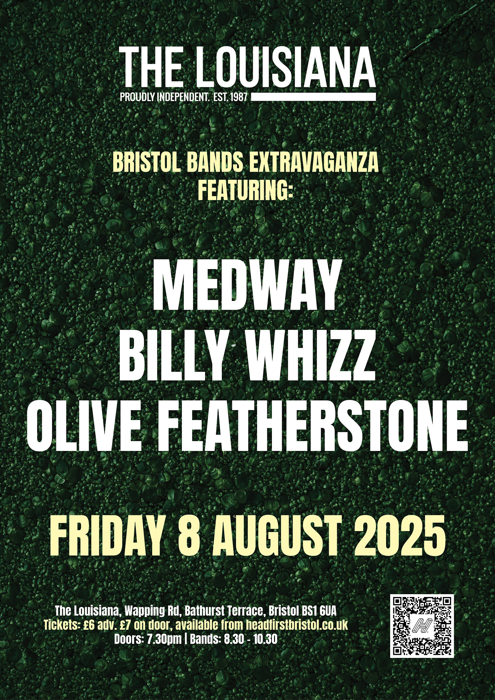 Medway, Billy Whizz, OFeatherstone at The Louisiana