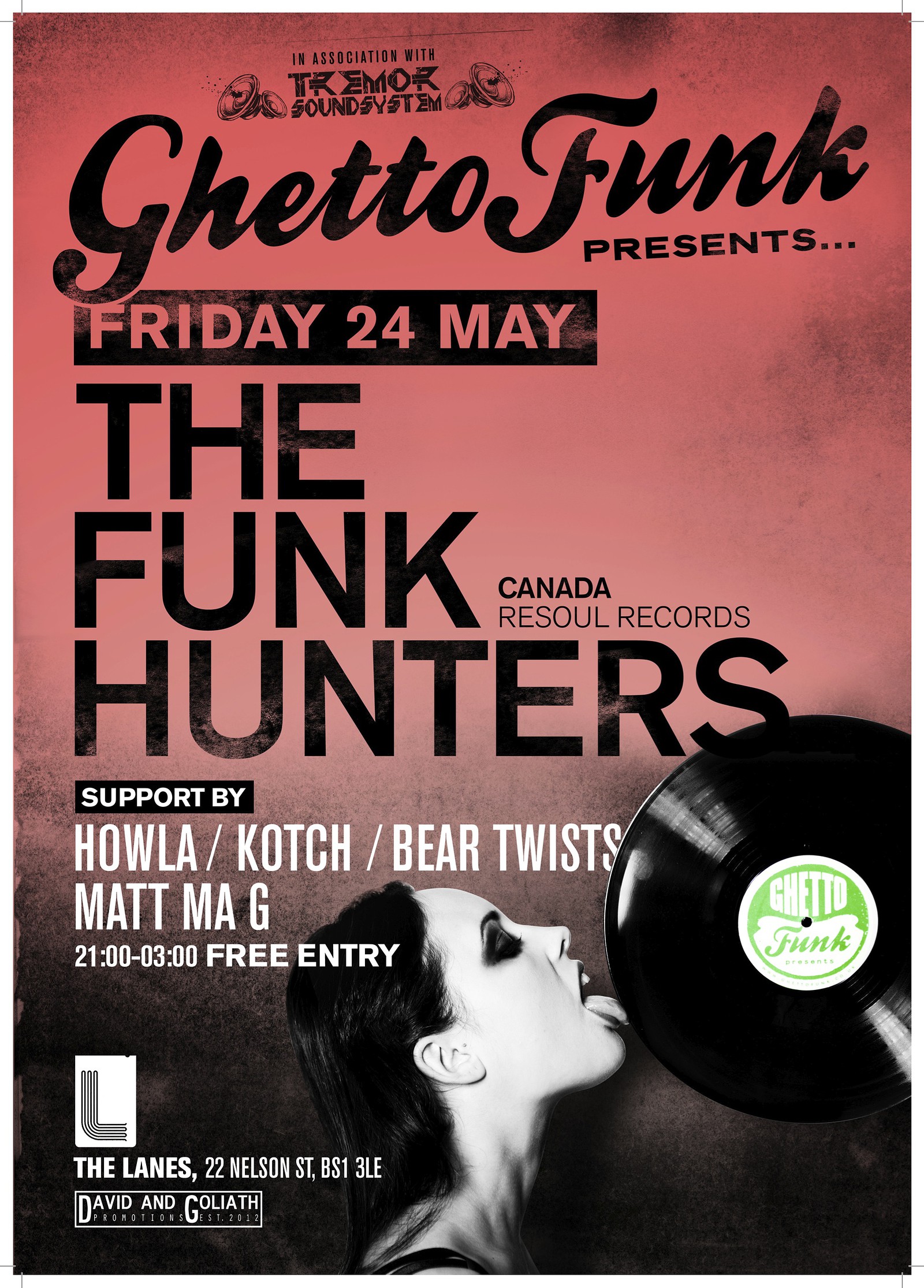 Gf Presents The Funk Hunters at The Lanes