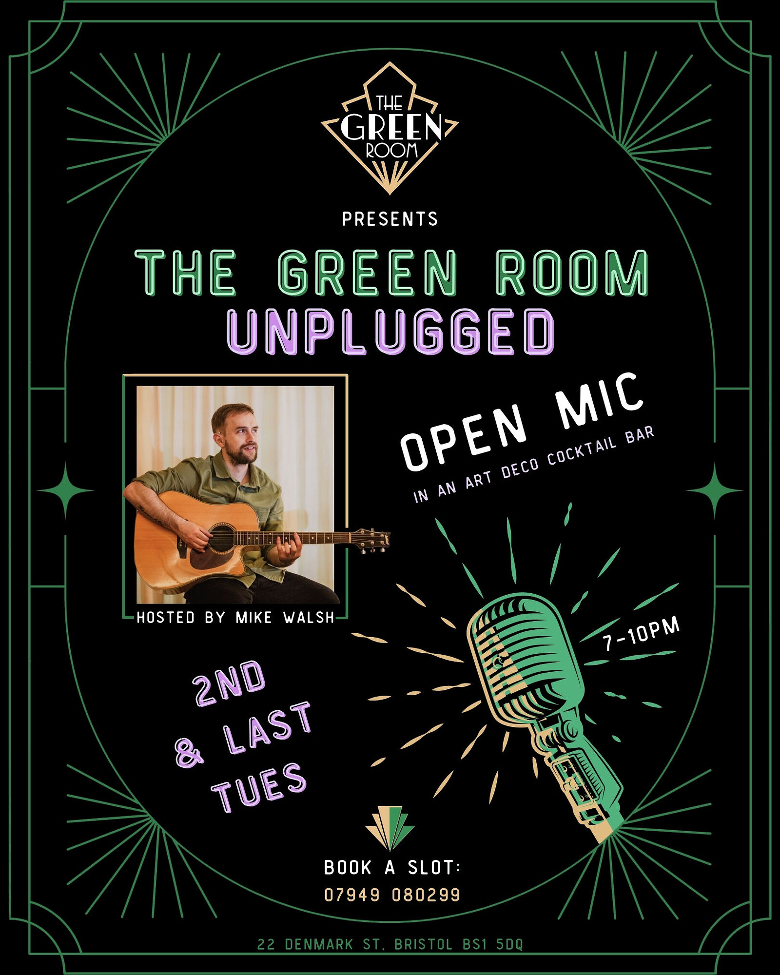 The Green Room Unplugged Open Mic at The Green Room