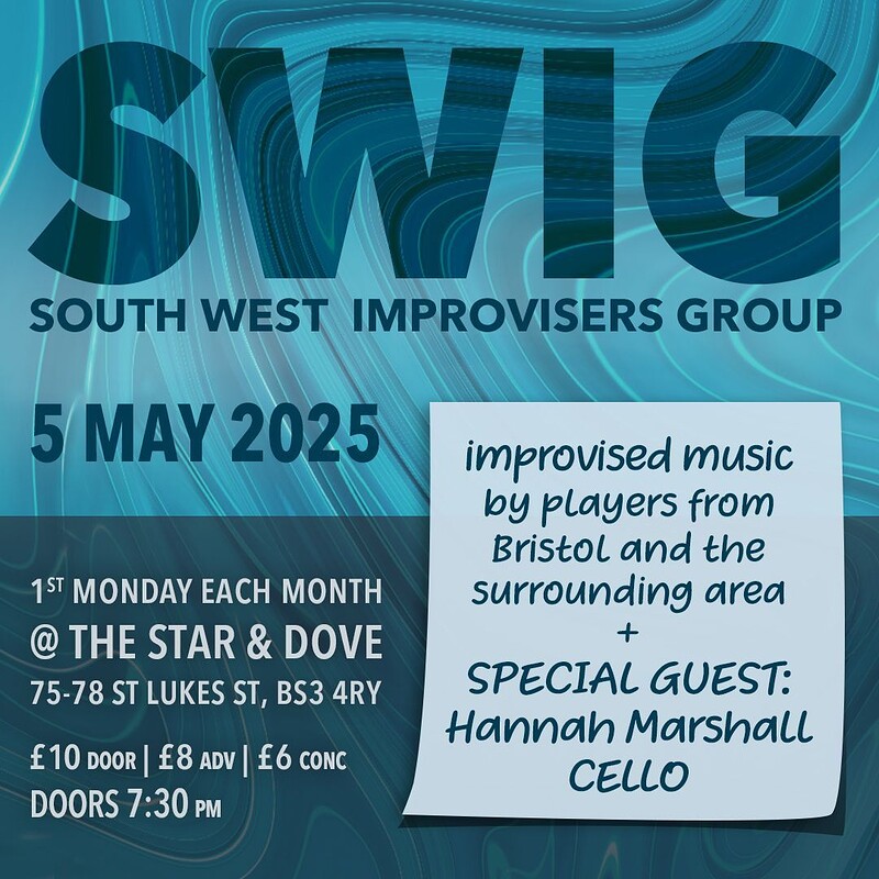 SWIG with special guest Hannah Marshall at The Star and Dove