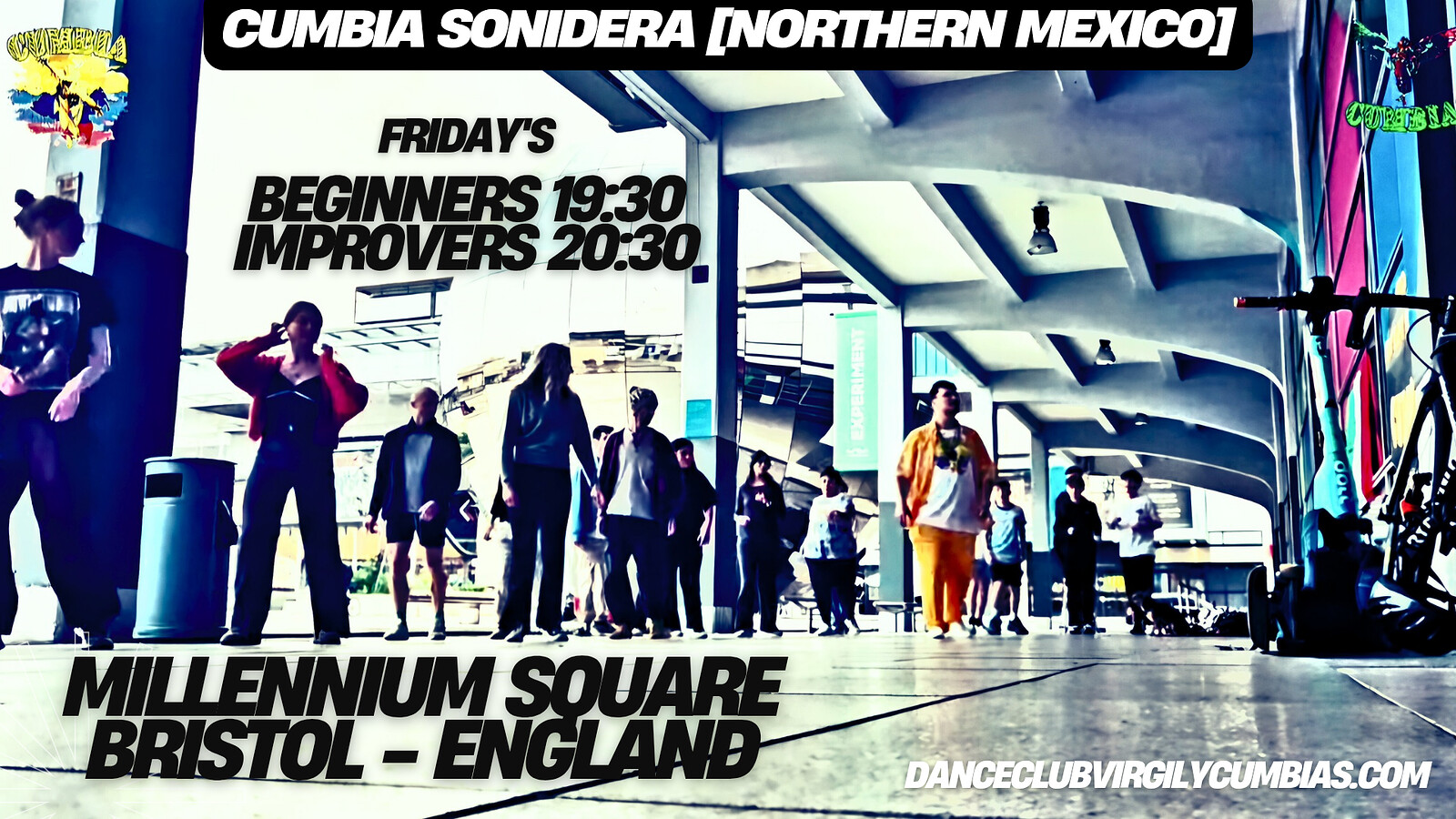 Learn how to dance Cumbia Sonidera at Millennium Square, Canon's way, BS1 5SZ