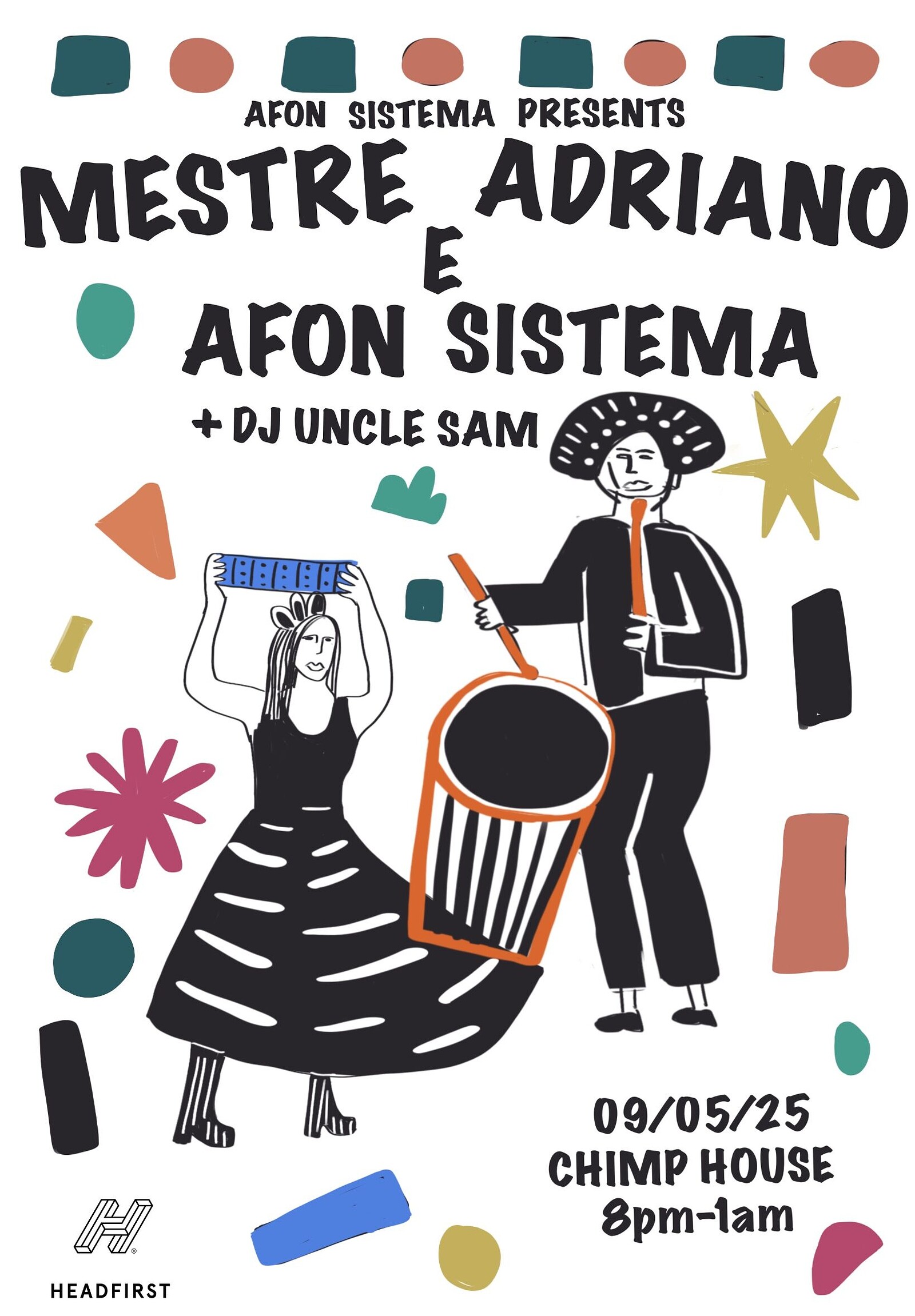 Mestre Adriano and friends at Chimp House