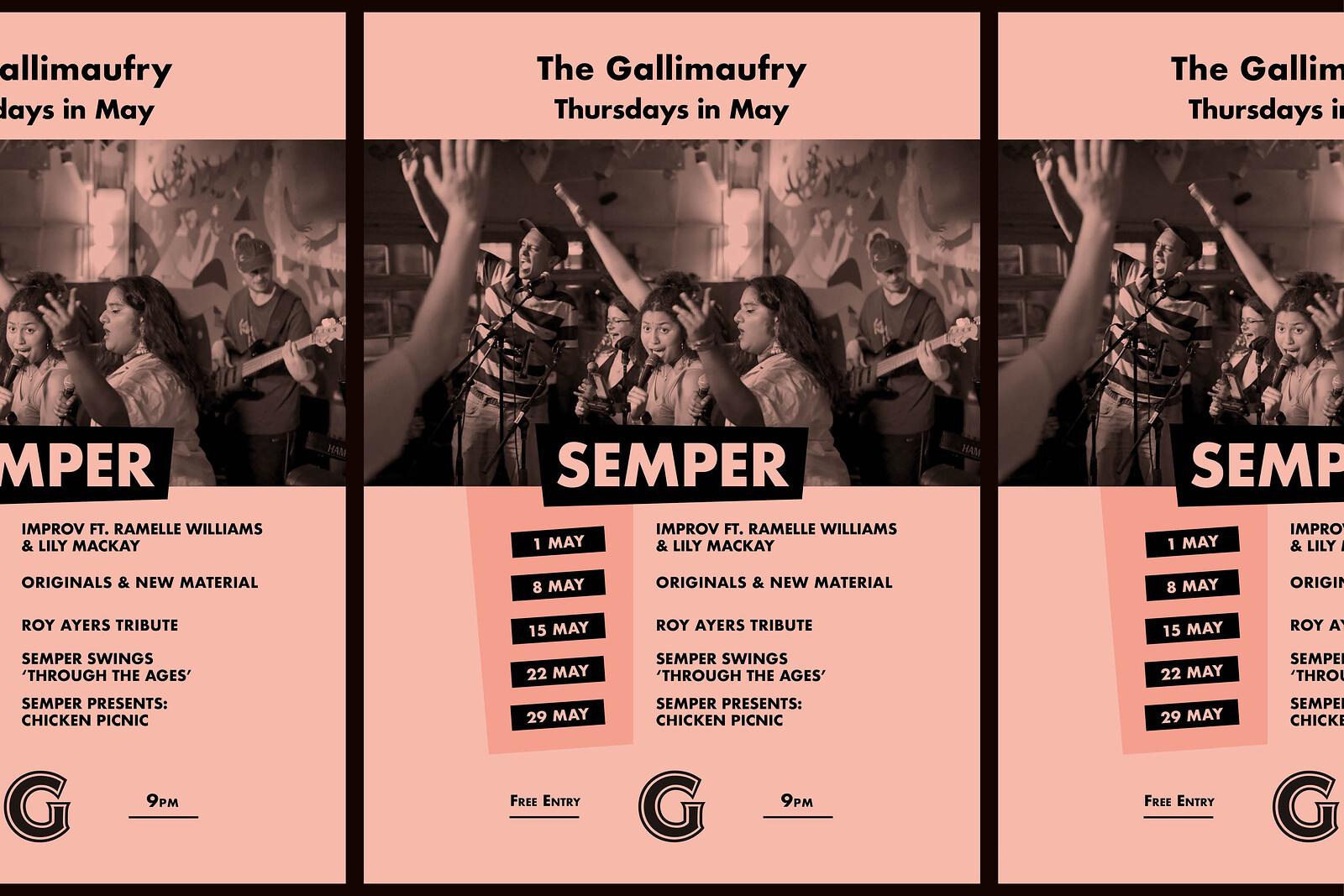 SEMPER improv ft. Remelle Williams & Lily Mackay at The Gallimaufry