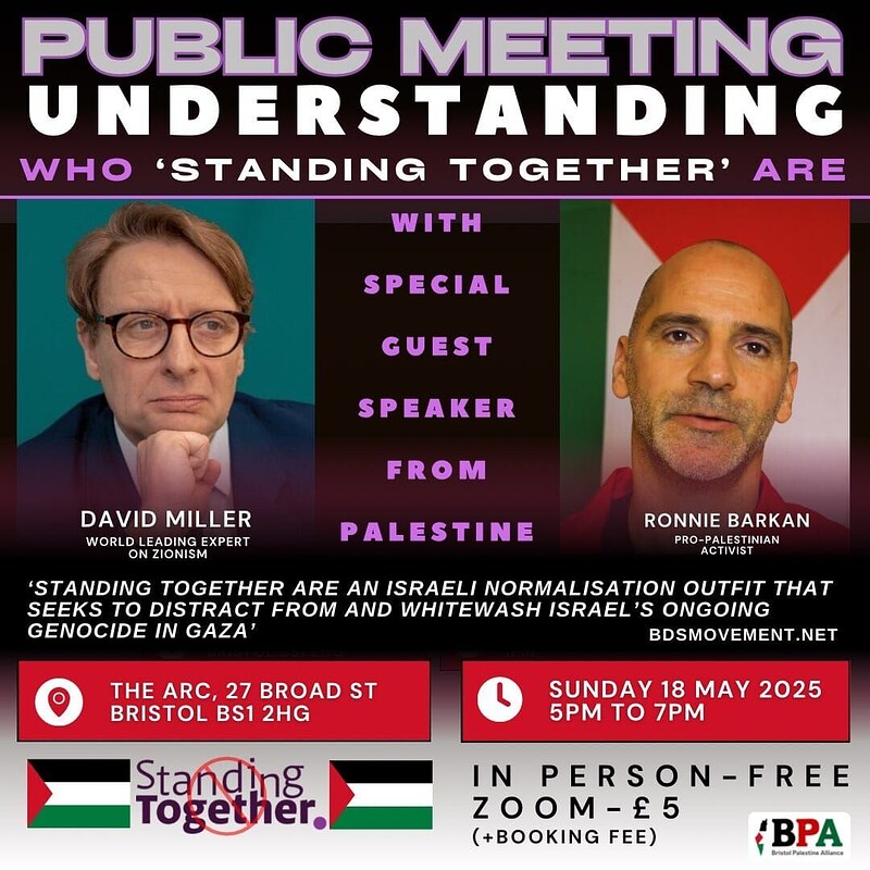 Understanding who "Standing Together" are at Bristol Palestine Museum