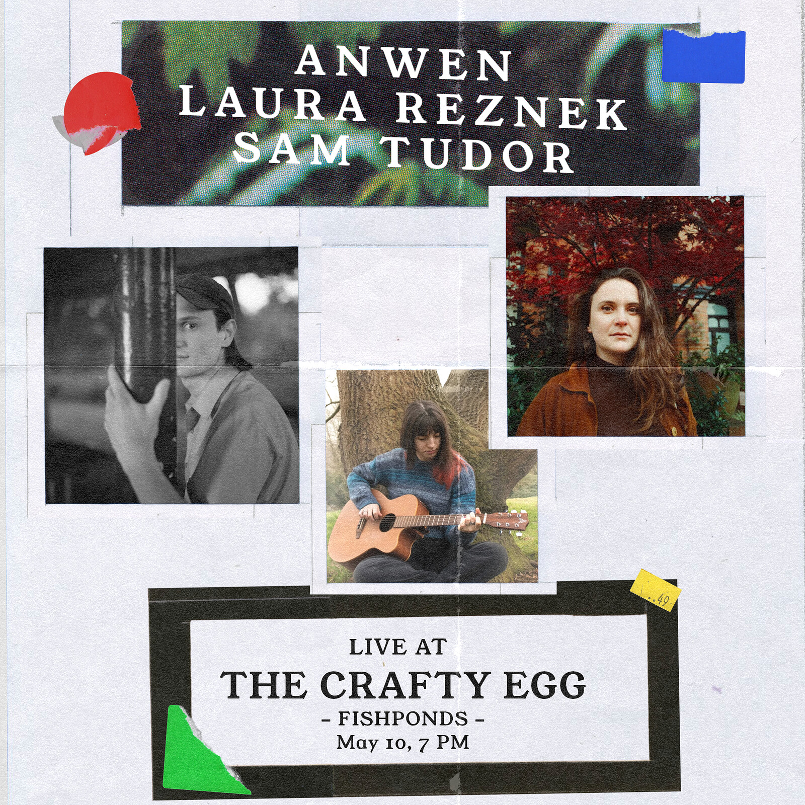 Sam Tudor + Laura Reznek + Anwen at The Crafty Egg (Fishponds)