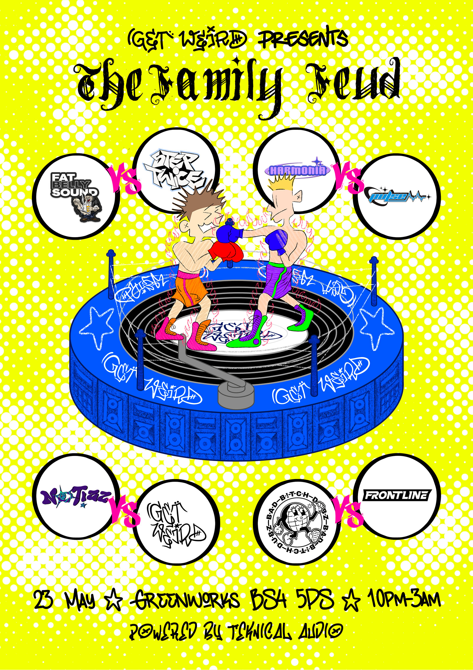 Get Weird presents: The Family Feud at Green Works